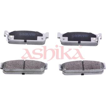 Jeu de 4 plaquettes de frein avant ASHIKA [51-01-155]