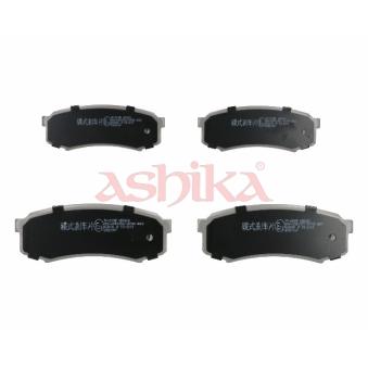 Jeu de 4 plaquettes de frein arrière ASHIKA OEM 0446660050