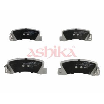 Jeu de 4 plaquettes de frein arrière ASHIKA OEM 0446612020