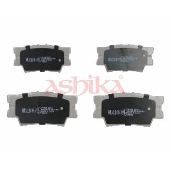 Jeu de 4 plaquettes de frein arrière ASHIKA OEM 0446675010