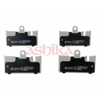 Jeu de 4 plaquettes de frein arrière ASHIKA [51-02-222]