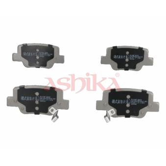 Jeu de 4 plaquettes de frein arrière ASHIKA OEM 044660F011