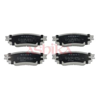 Jeu de 4 plaquettes de frein arrière ASHIKA 51-02-234
