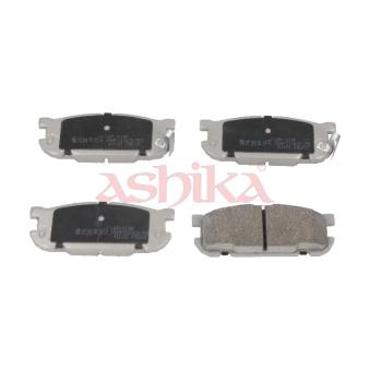Jeu de 4 plaquettes de frein arrière ASHIKA OEM N0Y72648ZC