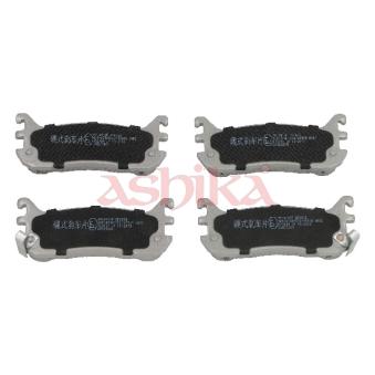 Jeu de 4 plaquettes de frein arrière ASHIKA 51-03-391