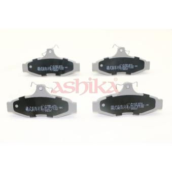 Jeu de 4 plaquettes de frein arrière ASHIKA OEM 96300315