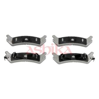 Jeu de 4 plaquettes de frein arrière ASHIKA 51-03-399
