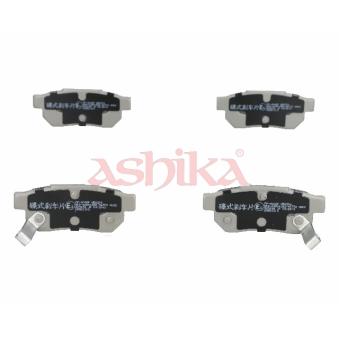 Jeu de 4 plaquettes de frein arrière ASHIKA OEM 43022S04010