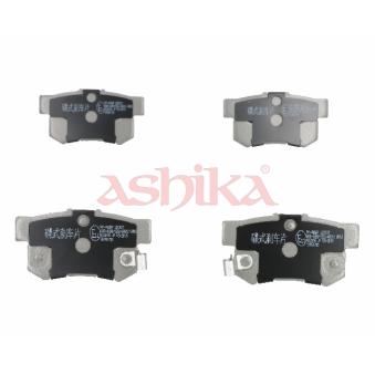 Jeu de 4 plaquettes de frein arrière ASHIKA OEM V9118H001