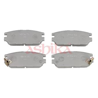 Jeu de 4 plaquettes de frein arrière ASHIKA OEM MR389577