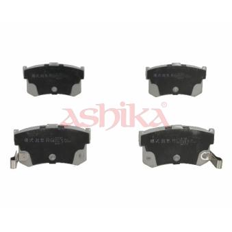 Jeu de 4 plaquettes de frein arrière ASHIKA [51-05-598]