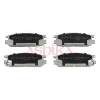 Jeu de 4 plaquettes de frein arrière ASHIKA OEM 26296AA030