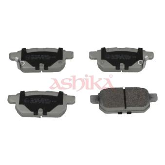 Jeu de 4 plaquettes de frein arrière ASHIKA OEM 5580068L21
