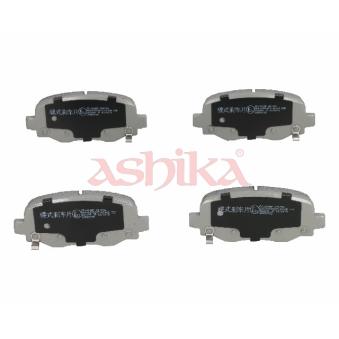 Jeu de 4 plaquettes de frein arrière ASHIKA OEM 68273101AA