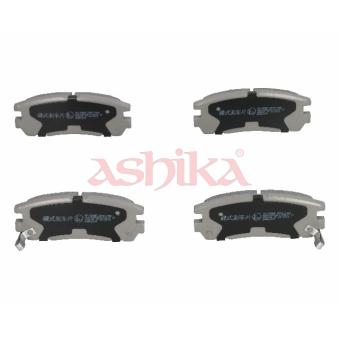 Jeu de 4 plaquettes de frein arrière ASHIKA 51-09-999