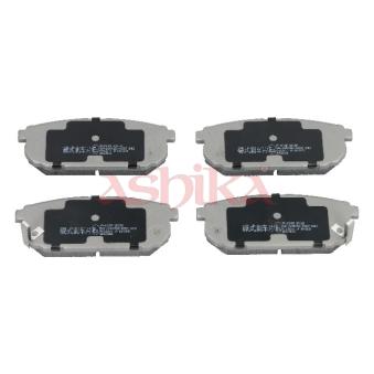 Jeu de 4 plaquettes de frein arrière ASHIKA OEM 583023EE00