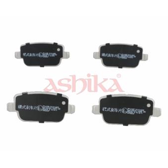 Jeu de 4 plaquettes de frein arrière ASHIKA OEM ME6G9J2M008GA Jeu de 4 plaquettes de frein arrière ASHIKA OEM ME6G9J2M008GA
