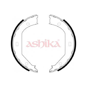 Jeu de mâchoires de frein, frein de stationnement ASHIKA 55-00-0102