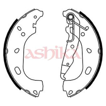 Jeu de mâchoires de frein ASHIKA OEM 93195331