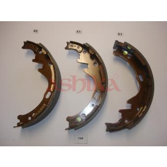 Jeu de mâchoires de frein ASHIKA OEM DD06031G25