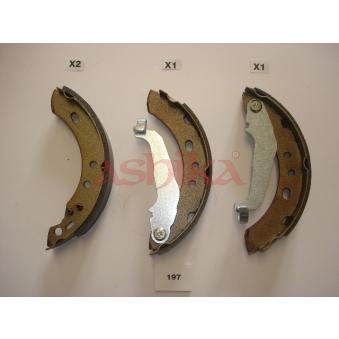 Jeu de mâchoires de frein ASHIKA OEM 4406099B26
