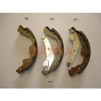 Jeu de mâchoires de frein ASHIKA 55-02-212 pour OPEL ASCONA 1.2 - 86cv