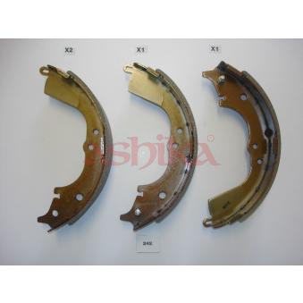 Jeu de mâchoires de frein ASHIKA [55-02-242]