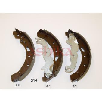 Jeu de mâchoires de frein ASHIKA [55-03-314]