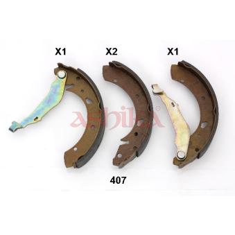 Jeu de mâchoires de frein ASHIKA OEM 04431S1AE50