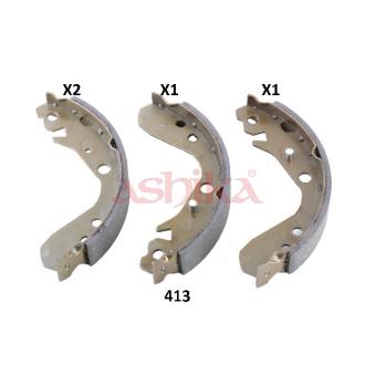 Jeu de mâchoires de frein ASHIKA OEM 43155S3Y003