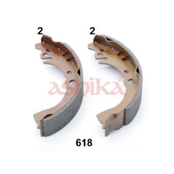 Jeu de mâchoires de frein ASHIKA OEM 0449597203