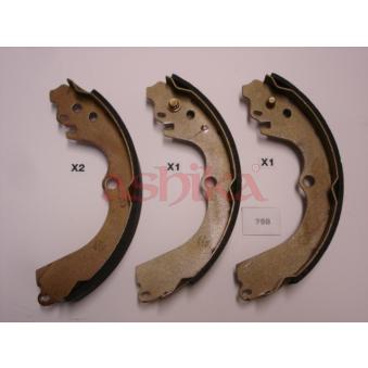 Jeu de mâchoires de frein ASHIKA 55-07-798