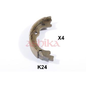 Jeu de mâchoires de frein, frein de stationnement ASHIKA OEM 583501DA00