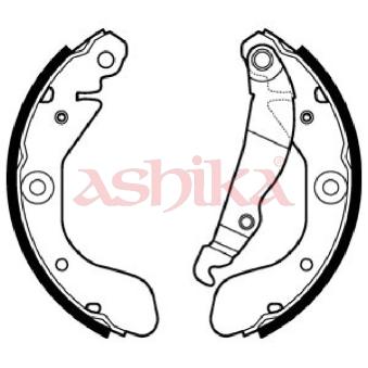 Jeu de mâchoires de frein ASHIKA OEM 95017074
