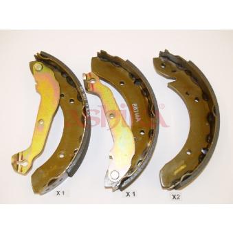 Jeu de mâchoires de frein ASHIKA 55-H0-003