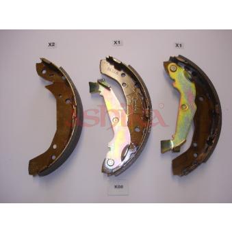 Jeu de mâchoires de frein ASHIKA [55-K0-008]
