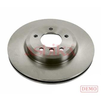 Jeu de 2 disques de frein avant ASHIKA OEM 34116855156