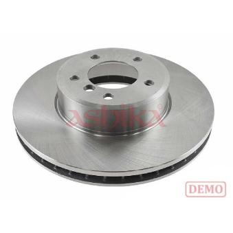 Jeu de 2 disques de frein avant ASHIKA OEM 34116753221