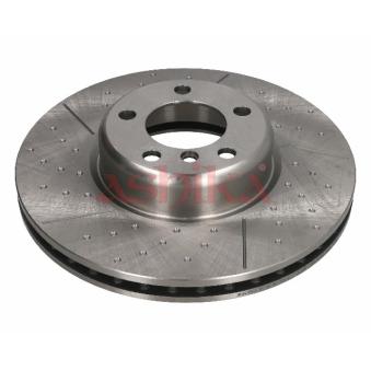 Jeu de 2 disques de frein avant ASHIKA OEM 34116797602