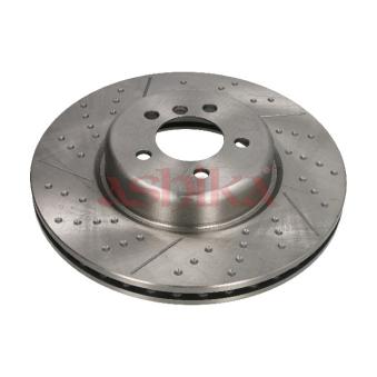 Jeu de 2 disques de frein avant ASHIKA OEM 34116794429