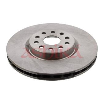Jeu de 2 disques de frein avant ASHIKA 60-00-0214