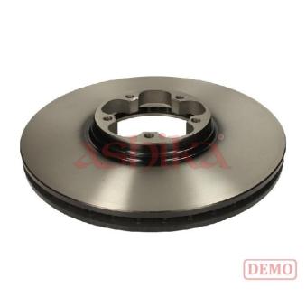 Jeu de 2 disques de frein avant ASHIKA 60-00-0330C