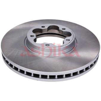 Jeu de 2 disques de frein arrière ASHIKA [60-00-0365C]