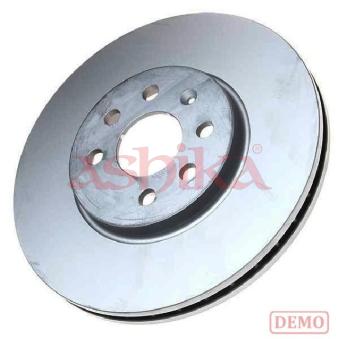 Jeu de 2 disques de frein avant ASHIKA 60-00-0409C