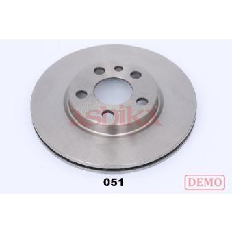 Jeu de 2 disques de frein avant ASHIKA OEM 2104210712