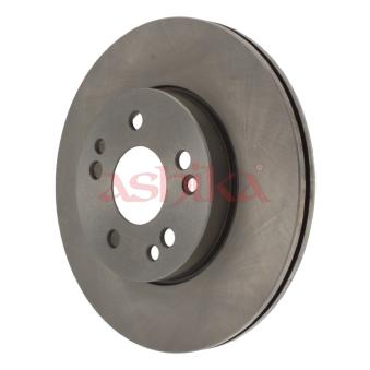 Jeu de 2 disques de frein avant ASHIKA 60-00-0533