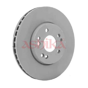 Jeu de 2 disques de frein avant ASHIKA 60-00-0536