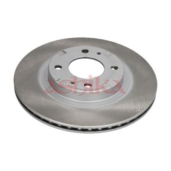 Jeu de 2 disques de frein avant ASHIKA 60-00-0614C pour RENAULT EXPRESS C-Zero - 48cv