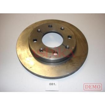 Jeu de 2 disques de frein avant ASHIKA OEM 270242103704