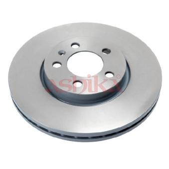 Jeu de 2 disques de frein avant ASHIKA 60-00-0963C